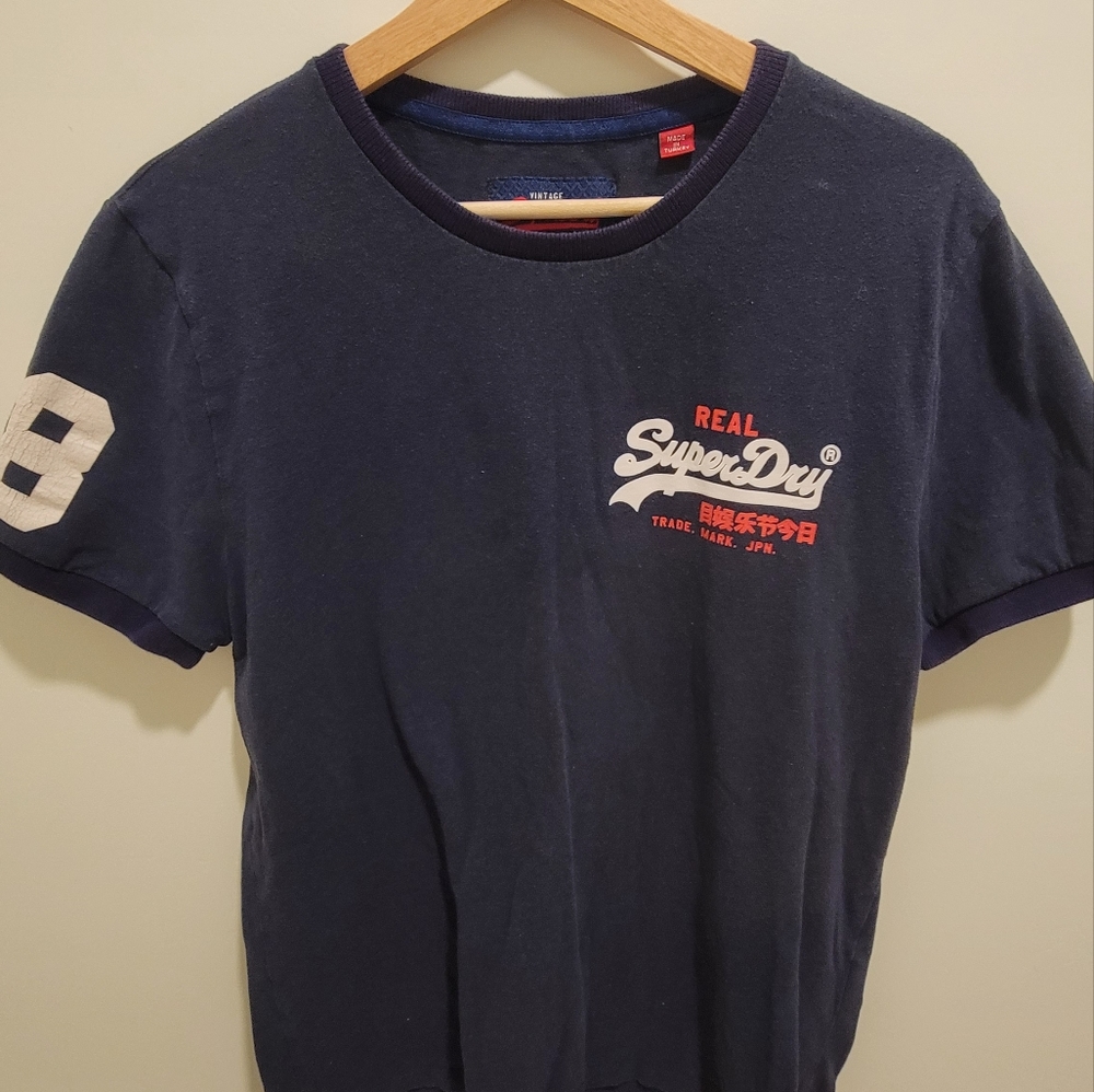 SUPERDRY Vintage Style Orange Label Tee